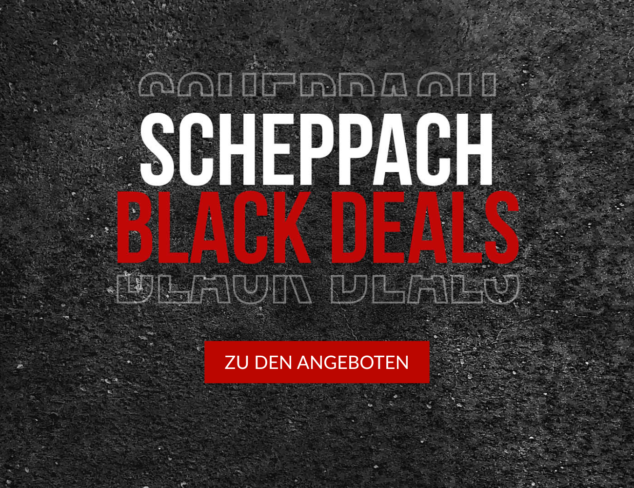 Scheppach Black Deals Banner mit dem Text 'Zu den Angeboten'.